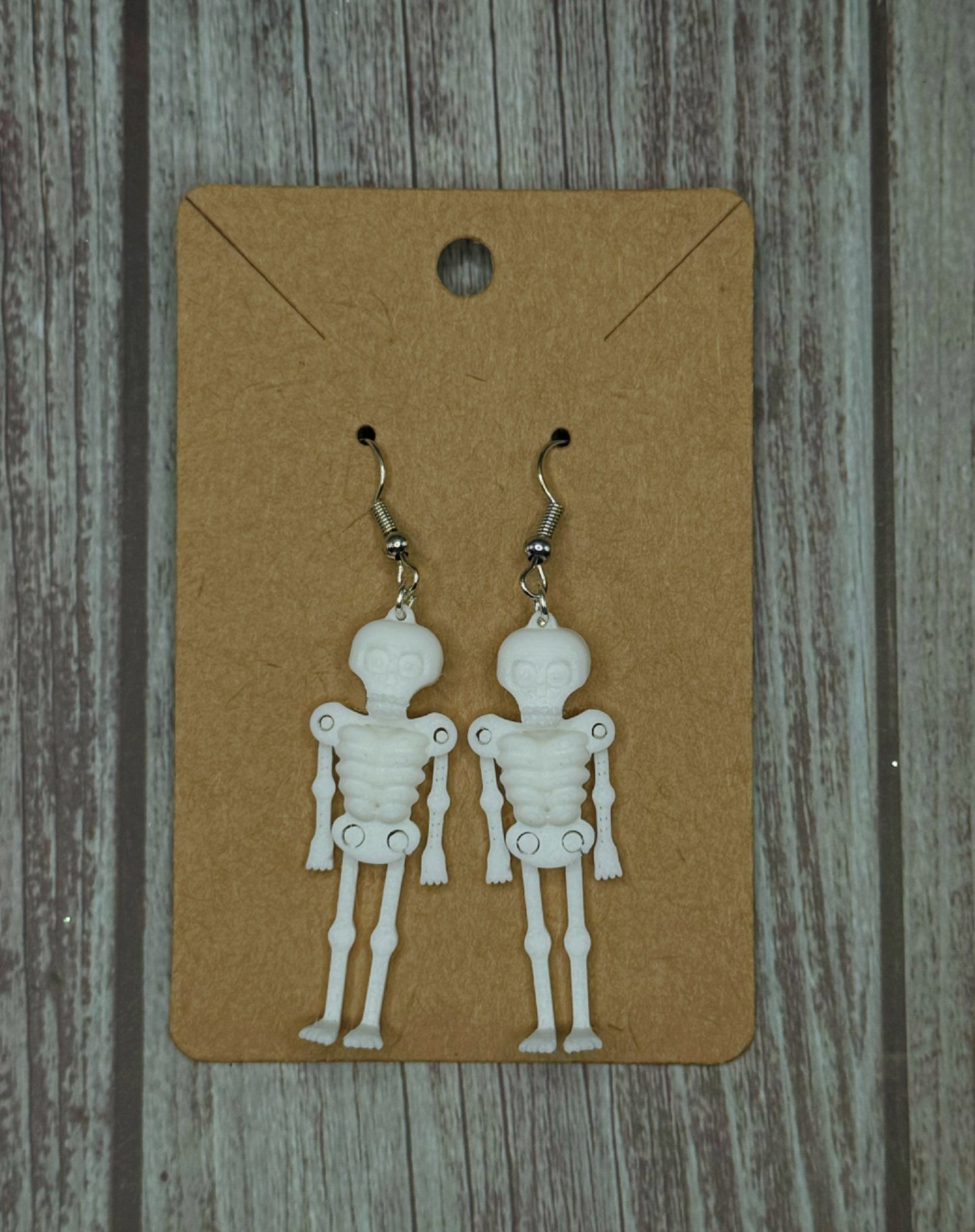 Moving Skeleton Earrings